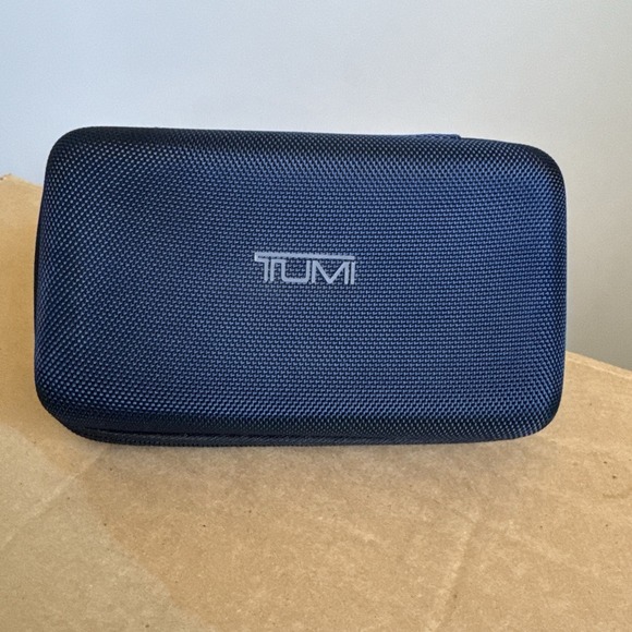 Tumi Handbags - TUMI for DELTA Amenity Travel Case Blue Color Hard Case Only 956